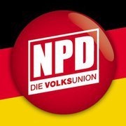 Logo der "NPD - Die Volksunion"