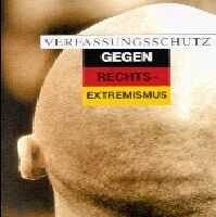 Hinterkopf eines Skinheads