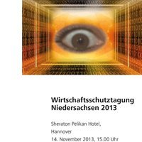 Flyer der Wirtschaftsschutztagung 2013