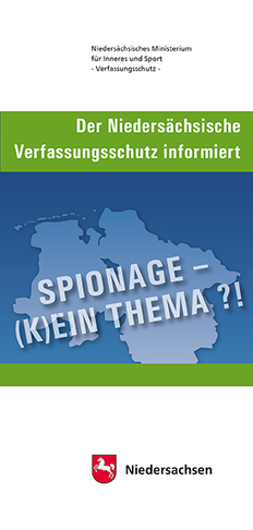 Titelbild Flyer Spionage