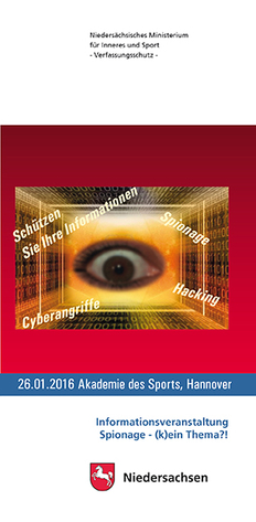 Titel Flyer Spionagetagung 2016