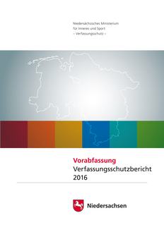 Titel Verfassungsschutzbericht 2016