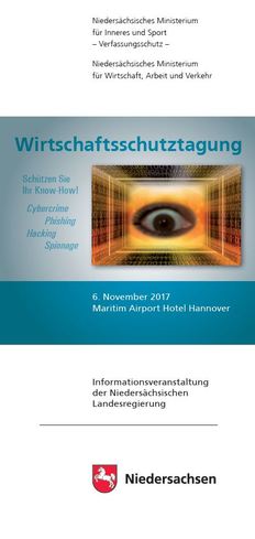 Wirtschaftsschutztagung 2017