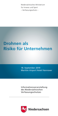 Titel Flyer Drohnen-Tagung 18.09.2019