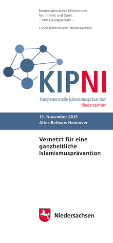 Flyertitel "KIP NI-Tagung 2019"