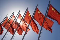 Chinesische Flaggen