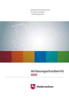 Cover des Verfassungsschutzberichtes 2020