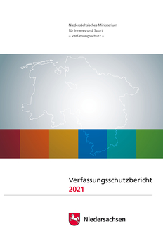 Titelseite des Verfassungsschutzberichtes 2021