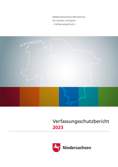 Titelbild des Verfassungsschutzberichtes 2023