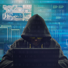 Collage Symbolbild Hackerangriff