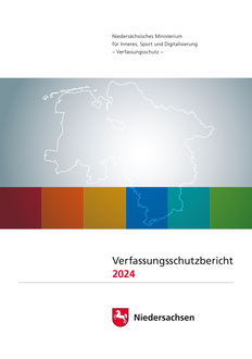 Titelseite des Verfassungsschutzberichtes 2024