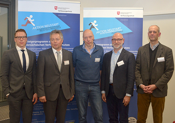 Christopher Krumm, Bernhard Witthaut, Thomas Mücke, Dr. Benno Köpfer, Dr. Andreas Schwegel