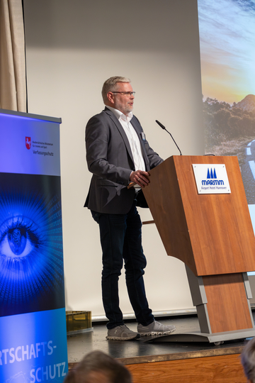Stefan Wöhlken, TELCAT MULTICOM GmbH bei seinem Vortrag