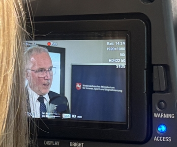 Verfassungsschutzpräsident Dirk Pejril im Interview nach der Vorstellung des Verfassungsschutzberichtes