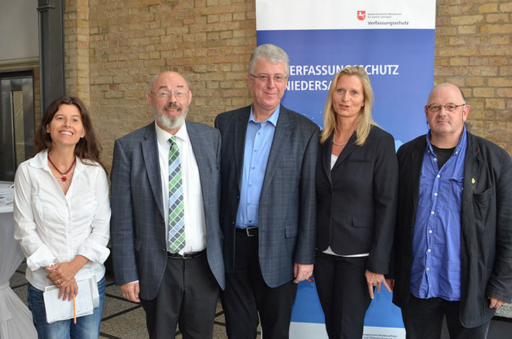 Michaela Glaser, Eckhard Jesse, Hans-Gerd Jaschke, Maren Brandenburger, Dirk Assel