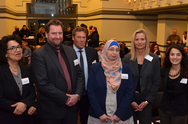 Mariam Lau, Dr. Michael Kiefer, Dr. Hans-Joachim Heuer, Du'A Zeitun, Maren Brandenburger, Esra Kücük