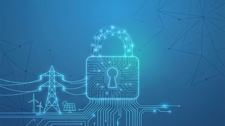 Grafisches Bild zur Sicherheit im Energiesektor