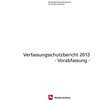 Titelseite des Verfassungsschutzberichtes 2013