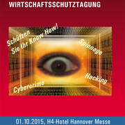 Titelbild des Flyers zur Wirtschaftsschutztagung 2015