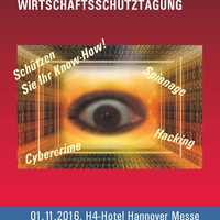 Flyer-Titel der Wirtschaftsschutztagung 2016