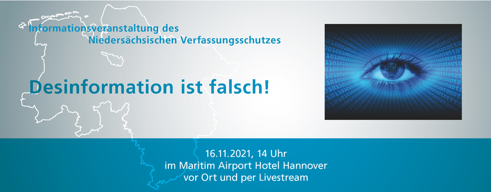 Titelbild Flyer "Desinformation ist falsch!"