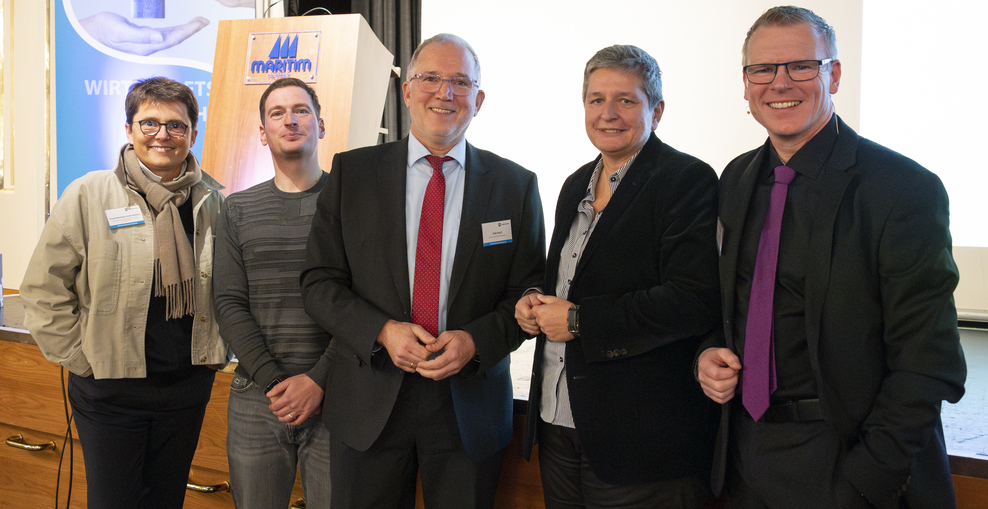 Digitalisierungsstaatssekretärin Anke Pörksen, Dr. Sven Herpig, Dirk Pejril, Claudia Plattner, Markus Böger