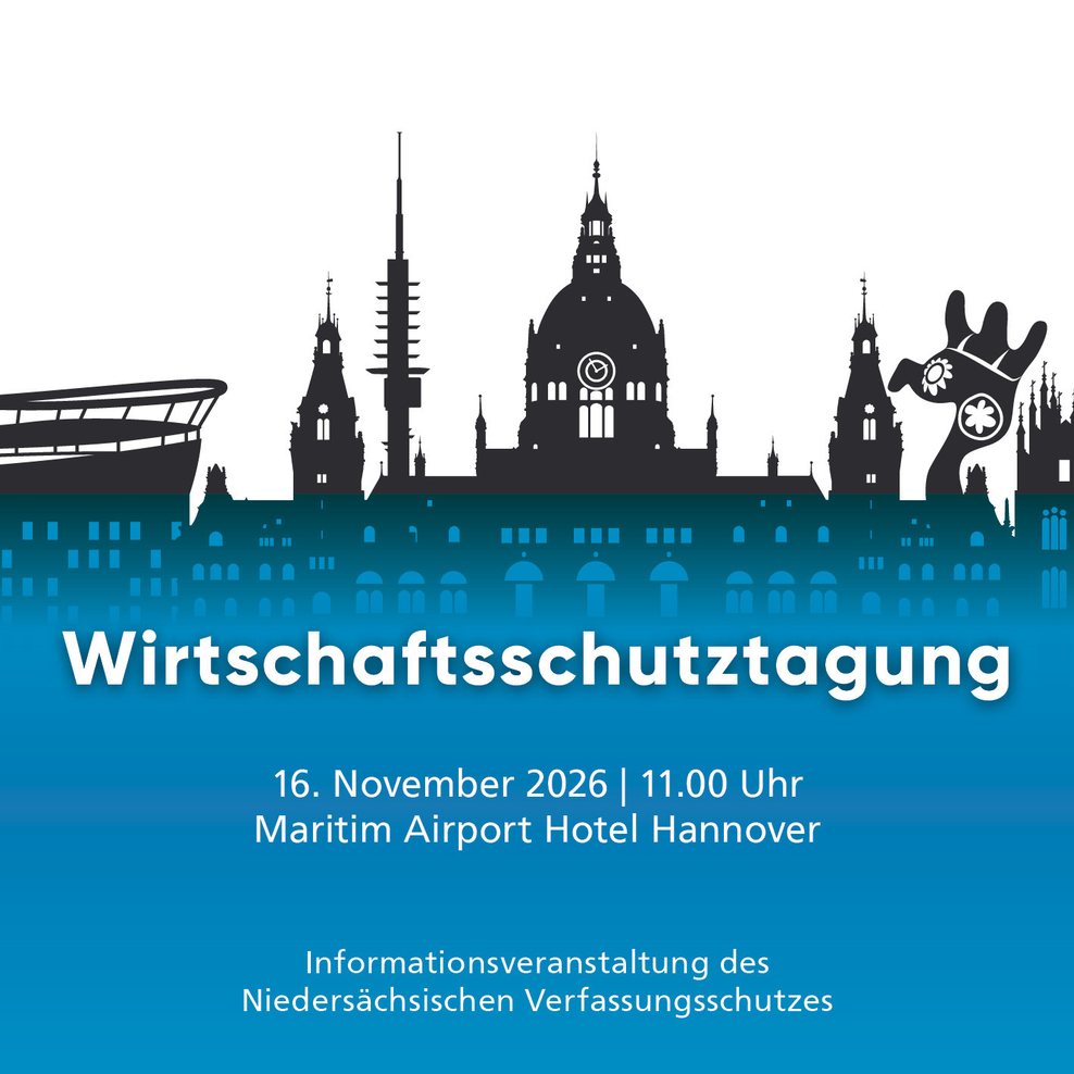 Titel des Einladungsflyers für die Wirtschaftsschutztagung 2026