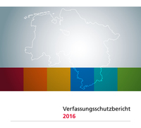 Titel des Verfassungsschutzberichtes 2016